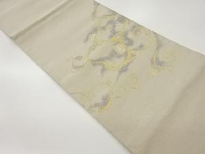 綴れ唐草に色紙模様織出し名古屋帯